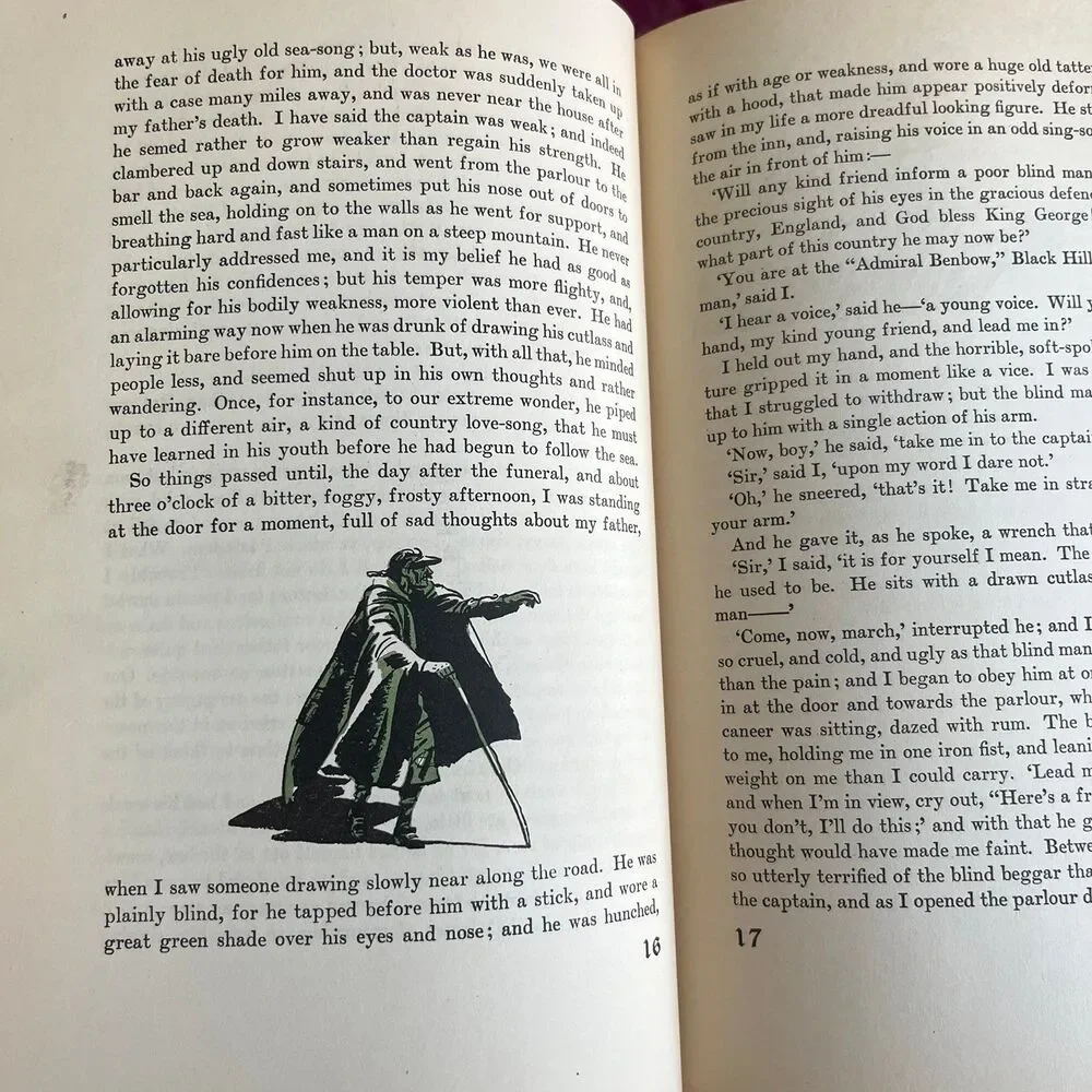 1941 Treasure Island by Robert Louis Stevenson, Illustrated by Edward A. Wilson